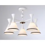 Подвесной светильник TR3165/5 WH/BK белый/черный E27/5 max 60W D580*380 от NovaLamp