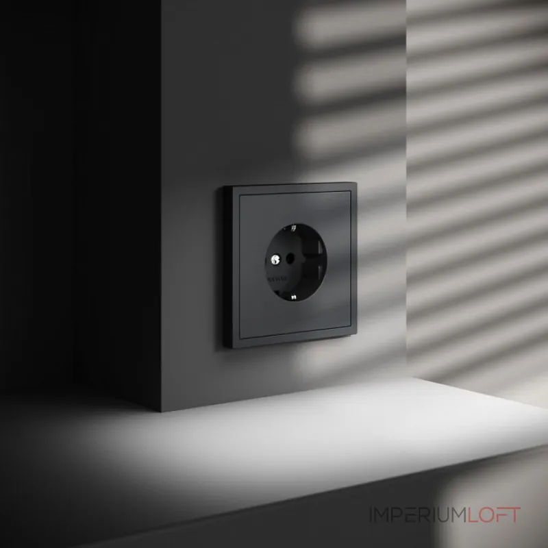 Розетка с заземлением без рамки Voltum S70 VLS040107 от ImperiumLoft Розетка с заземлением без рамки Voltum S70 VLS040107 от ImperiumLoft