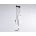 Подвесной светодиодный светильник FL66366/2 BK черный 38W 4200K 300*80*1200 от NovaLamp