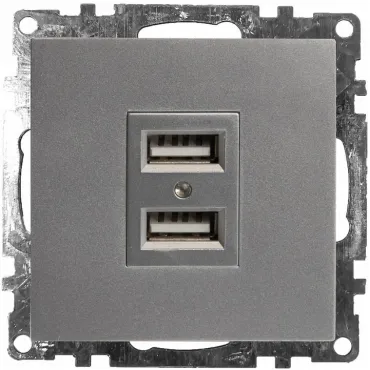 Розетка USB без рамки Stekker Катрин 39588
