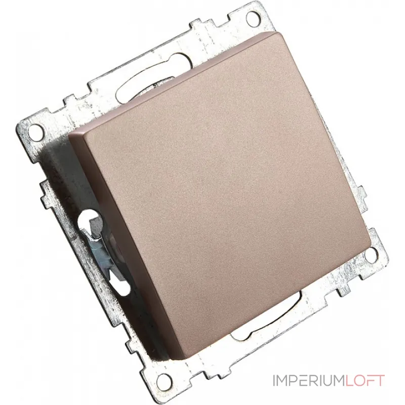 Выключатель одноклавишный без рамки Stekker Катрин 39589 Выключатель одноклавишный без рамки Stekker Катрин 39589