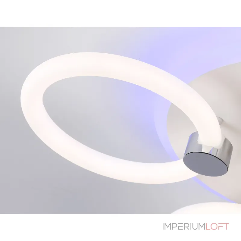 Светильник светодиодный потолочный FA3838/3 WH белый 42W 3000K-6400K+RGB D458*80 (ПДУ РАДИО 2.4G) от NovaLamp