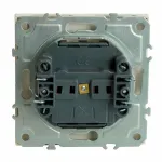 Розетка без заземления и со шторкой без рамки с крышкой Stekker RST16-5113-01 49878