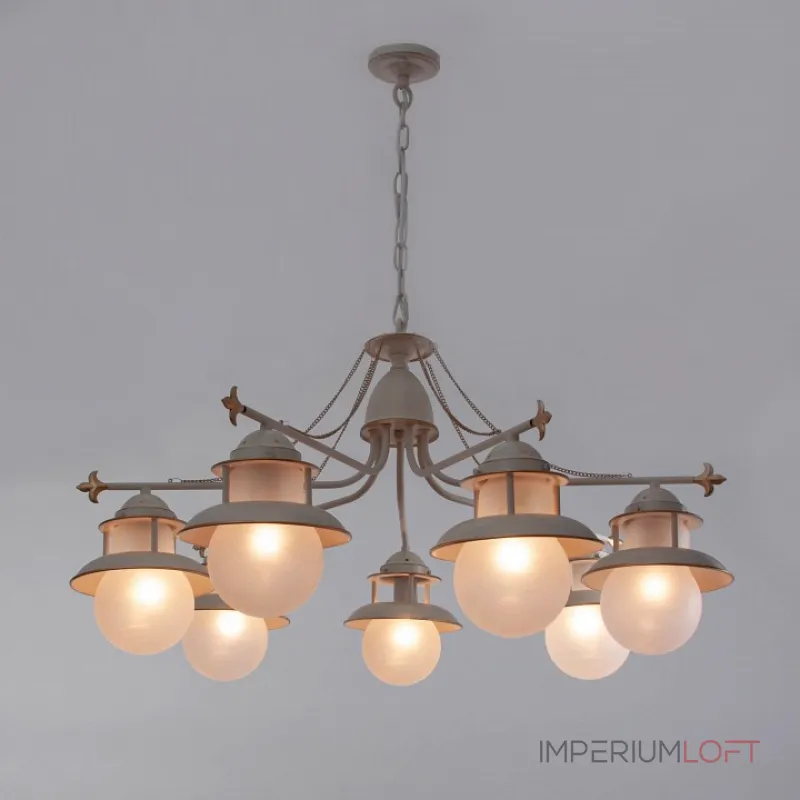 Подвесная люстра Abrasax Ursula L.9201-7CREAM/G от ImperiumLoft
