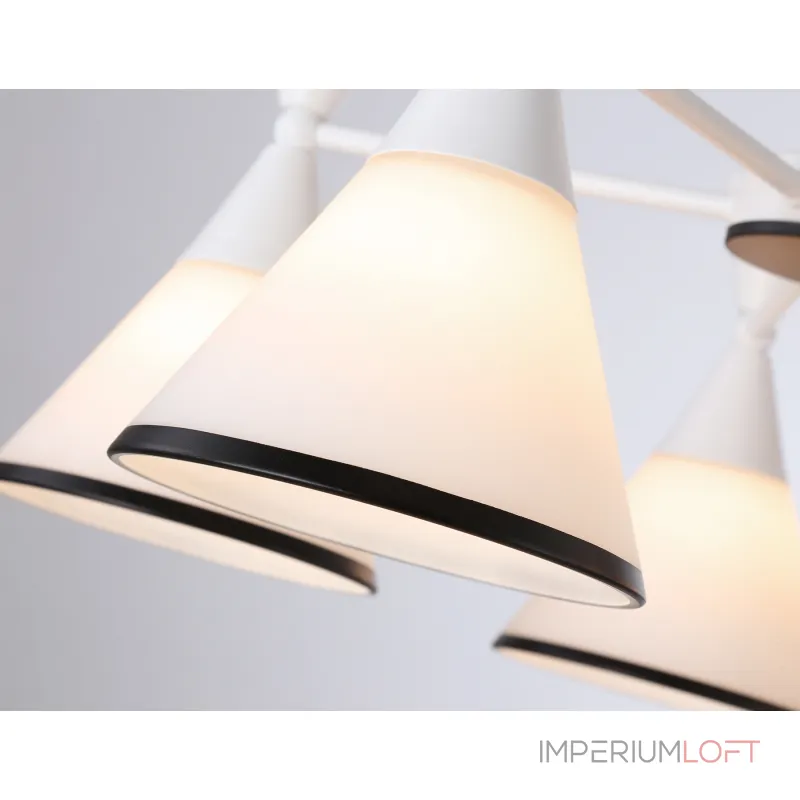 Подвесной светильник TR3165/5 WH/BK белый/черный E27/5 max 60W D580*380 от NovaLamp