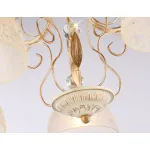 Потолочная люстра TR3057/5 BG/GD/FR бежевый/золото/белый матовый E27/5 max 40W D600*380 от NovaLamp