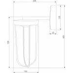 Светильник на штанге Elektrostandard Ritz Ritz (35183/D) черный