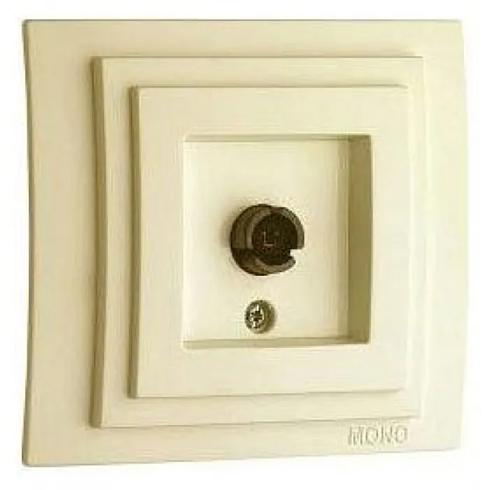ТВ-розетка проходная Mono Electric Larissa 103-171705-137 от ImperiumLoft