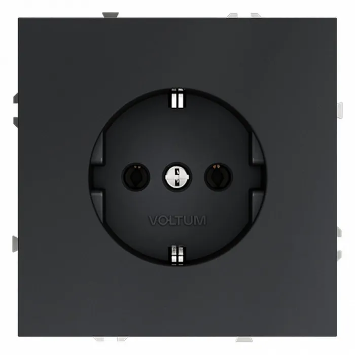 Розетка с заземлением без рамки Voltum S70 VLS040107 от ImperiumLoft