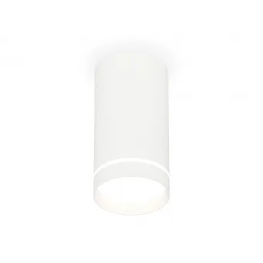 Комплект накладного светильника с акрилом XS8161006 SWH/FR белый песок/белый матовый GX53 (C8161, N8461)