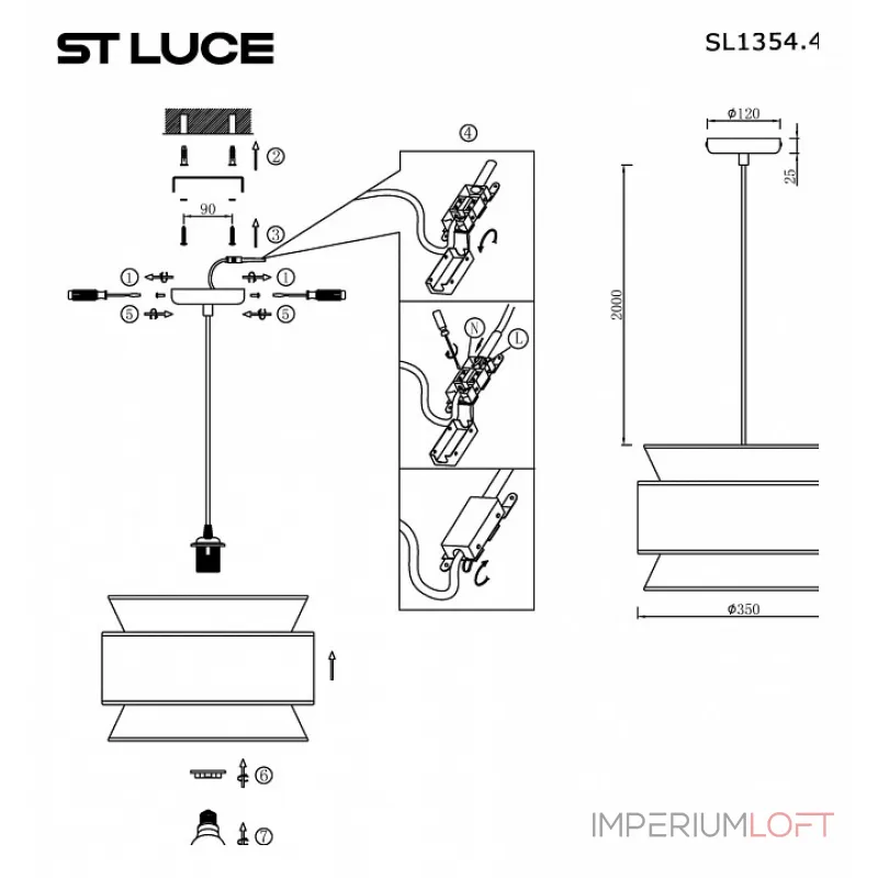 Подвесной светильник ST-Luce Jackie SL1354.403.01 Подвесной светильник ST-Luce Jackie SL1354.403.01