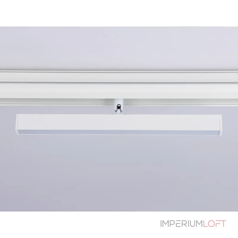Светильник светодиодный трековый для шинопровода Magnetic GL4200 WH белый IP20 12W 4200K 48V 605*22*45 от NovaLamp