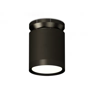Комплект накладного светильника XS8142020 SBK/PBK черный песок/черный полированный GX53 (N8902, C8142, N8113) от NovaLamp
