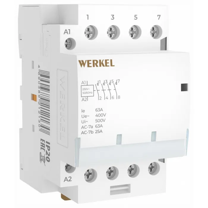 Контактор трехмодульный Werkel W943M63O от ImperiumLoft