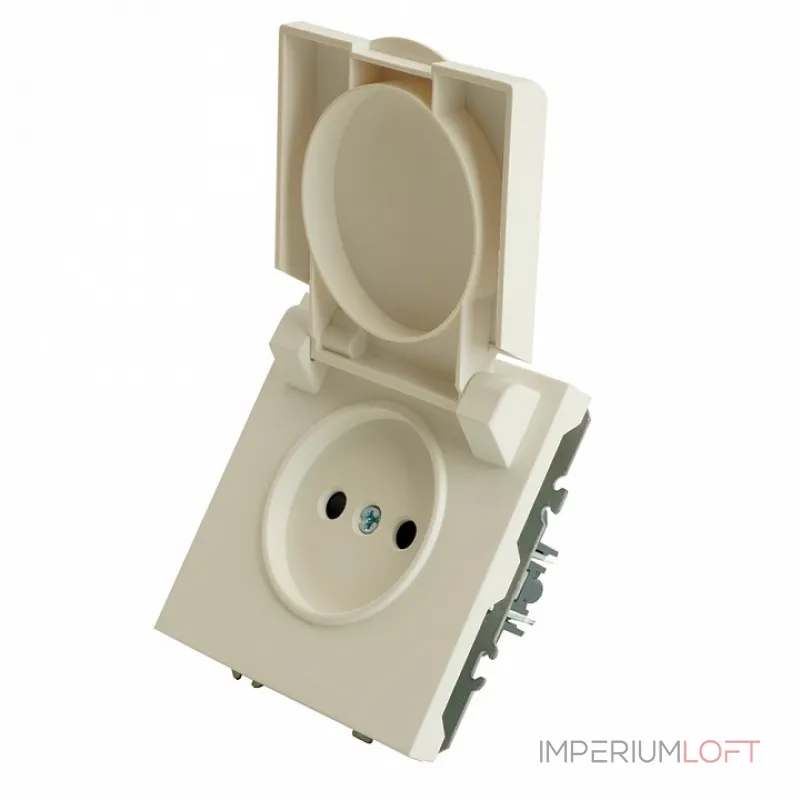 Розетка без заземления и со шторкой без рамки с крышкой Stekker RST16-5113-01 49878 Розетка без заземления и со шторкой без рамки с крышкой Stekker RST16-5113-01 49878