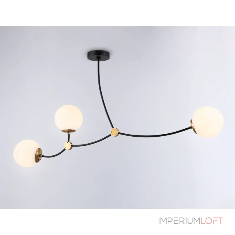 Подвесной светильник TR2568/3 BK/SB черный/бронза E27/3 max 60W 1130*150*540 от NovaLamp