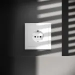 Розетка с заземлением и со шторкой без рамки Voltum S70 VLS040202 от ImperiumLoft