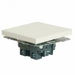 Выключатель двухклавишный без рамки Stekker RSW10-5104-01 49866