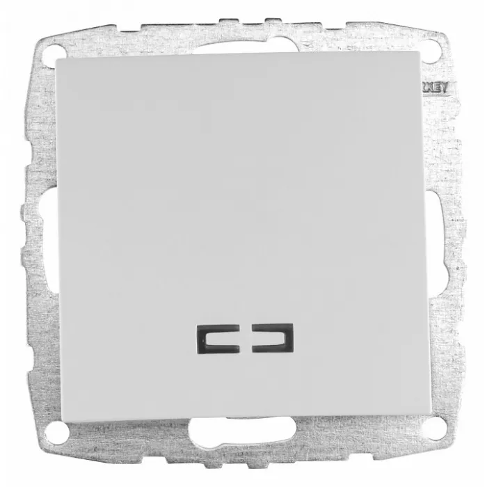 Выключатель одноклавишный с подсветкой без рамки Mono Electric Despina / Larissa 500-001925-101 от ImperiumLoft