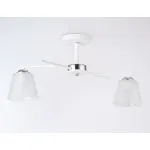 Светильник подвесной TR303201/2 WH/CH/FR белый/хром/белый матовый E27*2 max 60W 470*370*260 от NovaLamp Светильник подвесной TR303201/2 WH/CH/FR белый/хром/белый матовый E27*2 max 60W 470*370*260 от NovaLamp