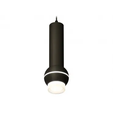 Комплект подвесного светильника с дополнительной подсветкой XP1102010 SBK/FR/CL черный песок/белый матовый/прозрачный MR16 GU5.3 LED 3W 4200K (A2302, C6356, A2010, C1102, N7160)