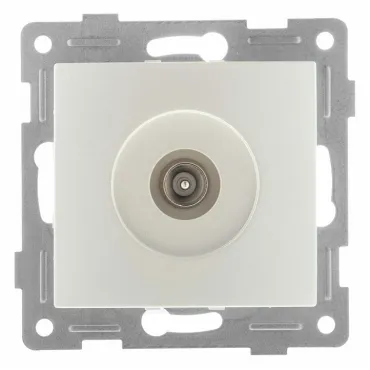 ТВ-розетка без рамки Gusi Electric BRAVO С10А1-028 ТВ-розетка без рамки Gusi Electric BRAVO С10А1-028
