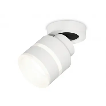 Комплект накладного поворотного светильника с акрилом XM8101024 SWH/FR белый песок/белый матовый GX53 (A2228, A2105, C8101, N8444) от NovaLamp