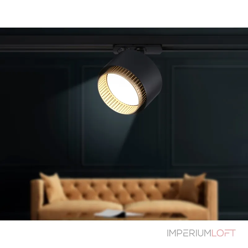 Светильник трековый GL5381 BK/GD черный/золото GX53 max 12W D95*130 от NovaLamp