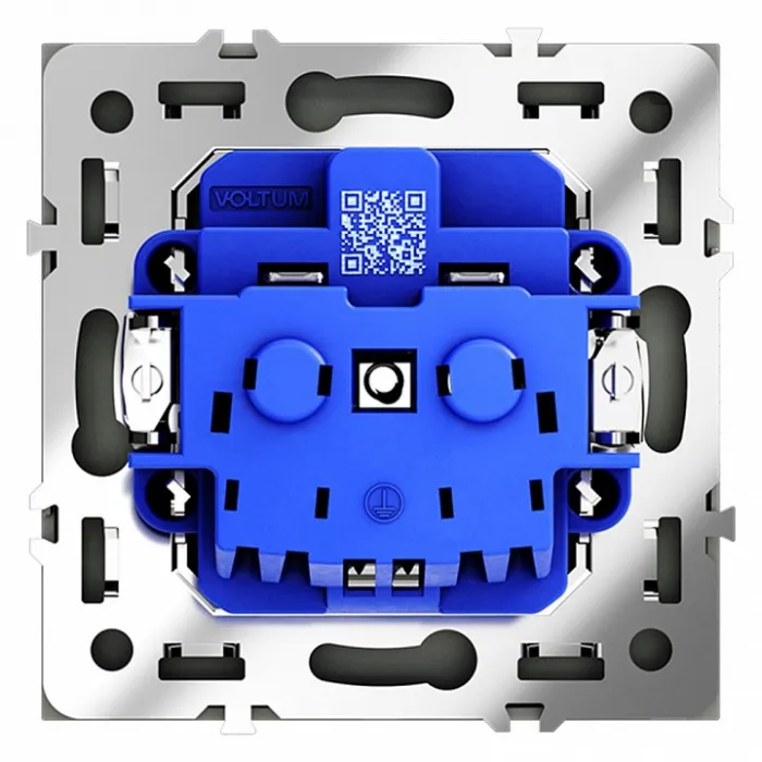Розетка с заземлением без рамки Voltum S70 VLS040107 от ImperiumLoft