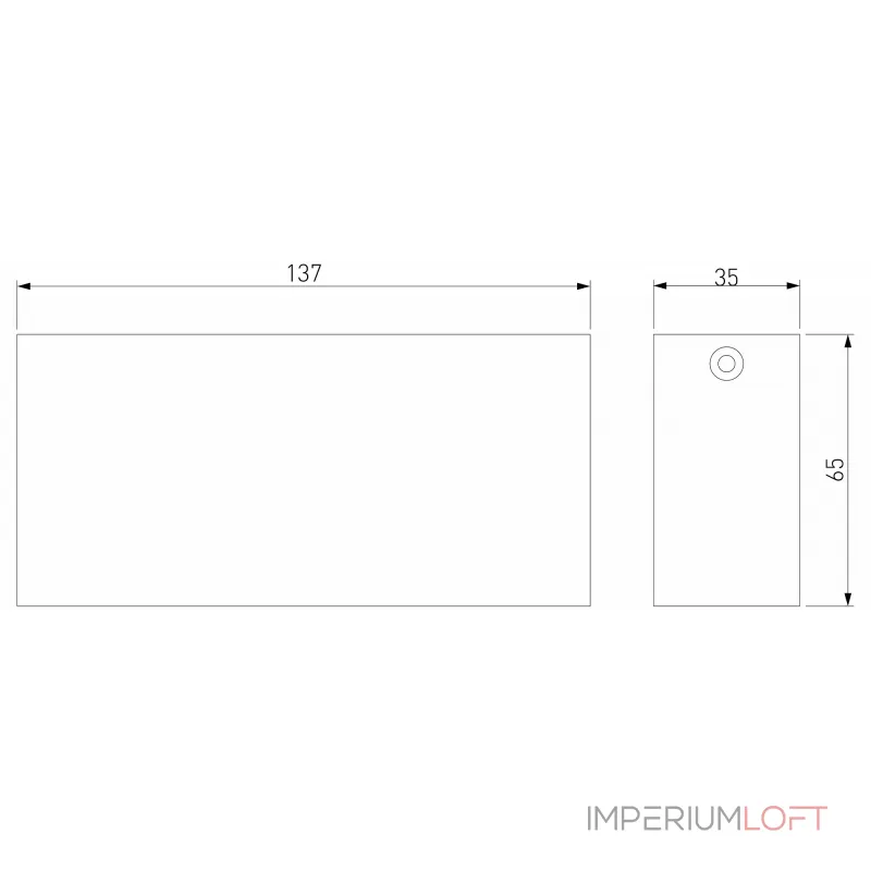 Накладной светильник Elektrostandard Block a066995