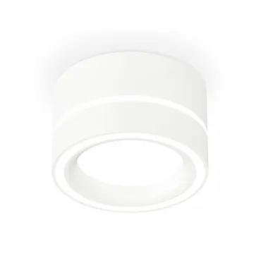 Комплект накладного светильника с акрилом XS8101018 SWH/FR белый песок/белый матовый GX53 (C8101, N8433)