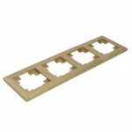 Рамка на 4 поста Stekker PFR00-7004-08 49609
