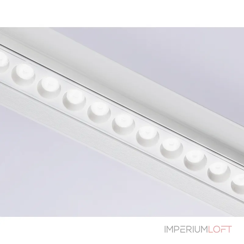 Светильник светодиодный трековый для шинопровода Magnetic GL4031 WH белый IP20 30W 4200K 48V 24° 550*22*45 от NovaLamp