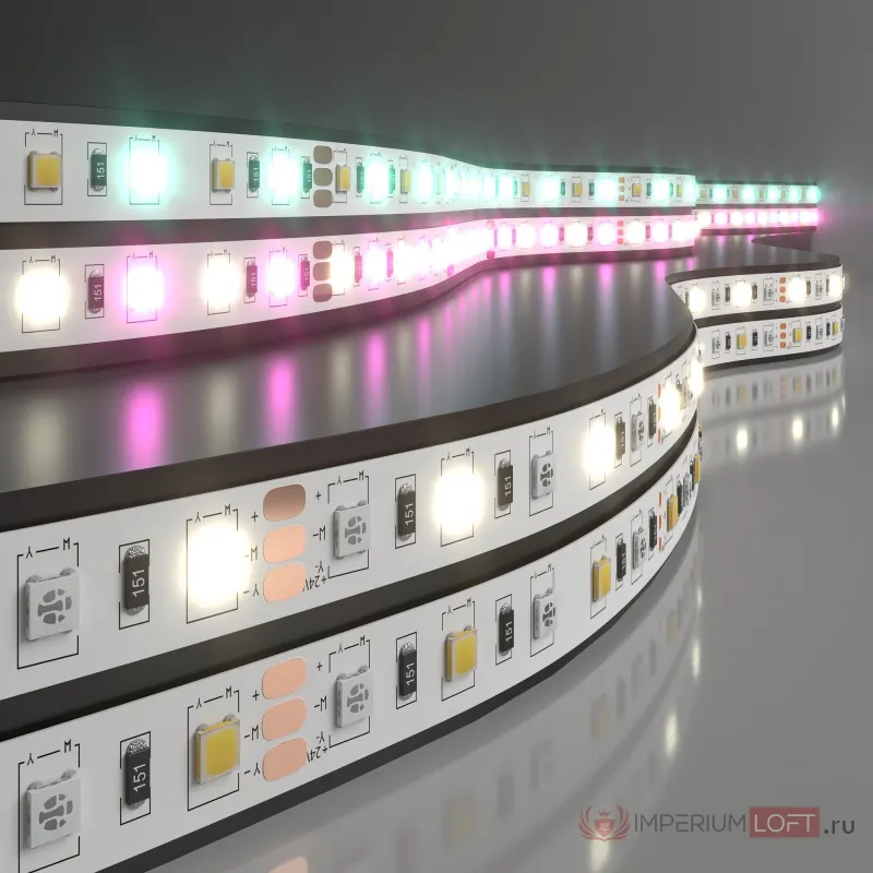 Лента светодиодная Elektrostandard 24V 60Led 14,4W IP20 RGBW a053729 от ImperiumLoft