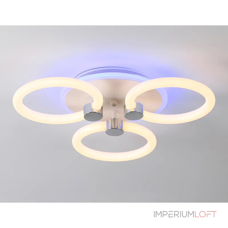 Светильник светодиодный потолочный FA3838/3 WH белый 42W 3000K-6400K+RGB D458*80 (ПДУ РАДИО 2.4G) от NovaLamp