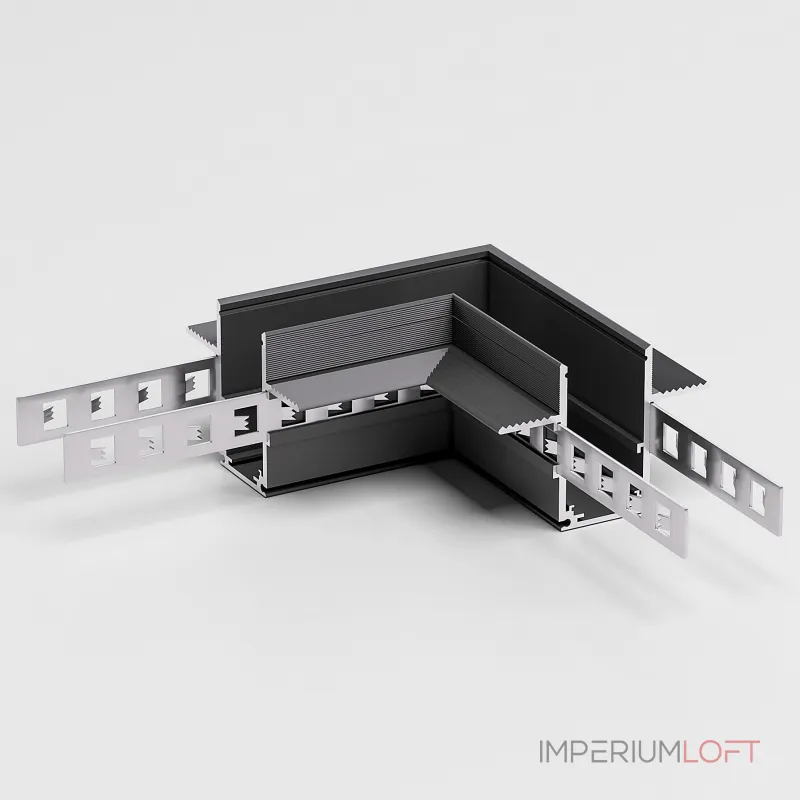 Соединитель угловой L-образный для треков встраиваемых Elektrostandard Slim Magnetic a067500 Соединитель угловой L-образный для треков встраиваемых Elektrostandard Slim Magnetic a067500