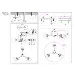 Светильник подвесной TR303321/3 WH/GD/CL/FR белый/золото/прозрачный/белый матовый E27*3 max 60W D620*210 от NovaLamp