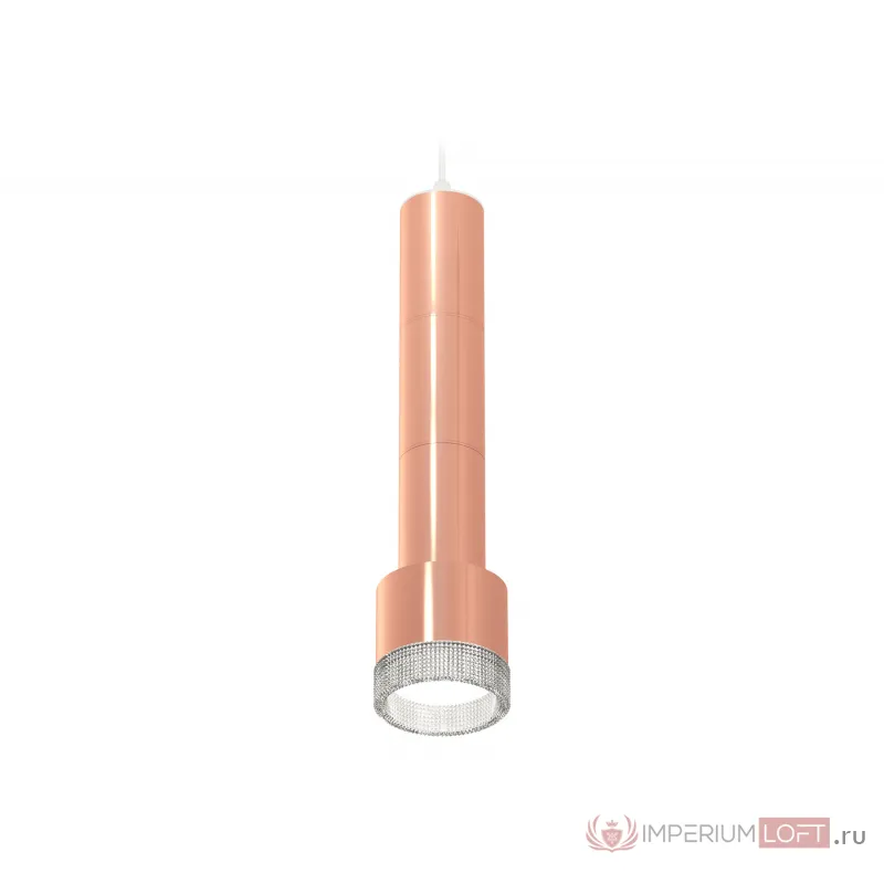 Комплект подвесного светильника с композитным хрусталем XP8122005 PPG/CL золото розовое полированное/прозрачный GX53 (A2301, C6326, A2063, C6326, A2063, C6326, A2101, C8122, N8480) от NovaLamp