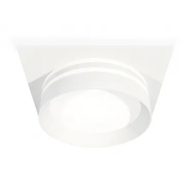 Комплект встраиваемого светильника XC8061021 SWH/FR белый песок/белый матовый GX53 (C8061, N8477)
