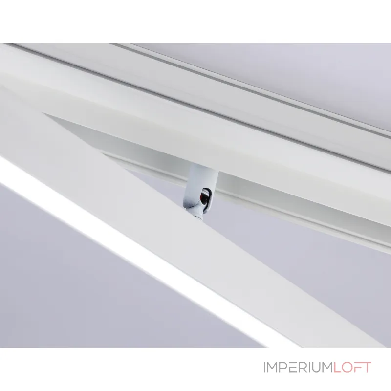 Светильник светодиодный трековый для шинопровода Magnetic GL4200 WH белый IP20 12W 4200K 48V 605*22*45 от NovaLamp