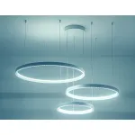 Светильник подвесной светодиодный FL5881/3 WH белый 90W 3000K/4200K/6400K D800/600/400*1070 (без ПДУ) от NovaLamp