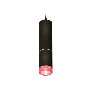 Комплект подвесного светильника с композитным хрусталем XP6313030 SBK/PI черный песок/розовый MR16 GU5.3 (A2302, C6343, A2063, C6313, N6152)