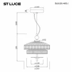 Подвесная люстра ST-Luce Oriental SL6122.303.01