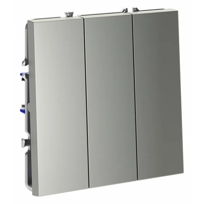 Выключатель трехклавишный без рамки Voltum S70 VLS030105 от ImperiumLoft