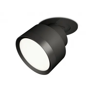 Комплект встраиваемого поворотного светильника XM8102500 SBK/PBK черный песок/черный полированный GX53 (A2242, A2106, C8102, N8113) от NovaLamp