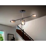 Подвесной светильник со сменной лампой TR8229/3 BK/SB черный/бронза E27/3 max 40W 660*165*300 от NovaLamp