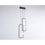 Подвесной светодиодный светильник FL66366/2 BK черный 38W 4200K 300*80*1200 от NovaLamp