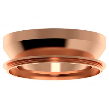 Насадка задняя накладная для корпуса светильника D85 N8912 PPG золото розовое полированное D85*H30mm Out25mm GX53