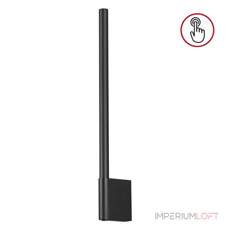 Светильник настенный диммируемый (выключатель) IP20 LED 7W 2700/4000K/6000K 220-240V FERMO 359311 OVER NT24 000 Черный