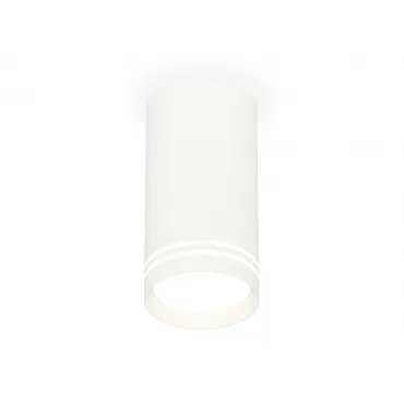 Комплект накладного светильника с акрилом XS8161007 SWH/FR белый песок/белый матовый GX53 (C8161, N8477)